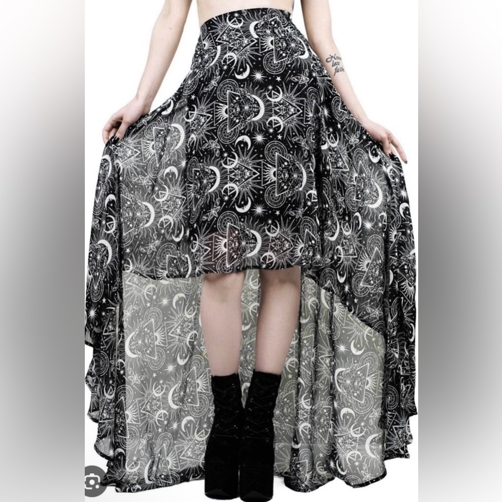 Killstar new moon maxi skirt XL